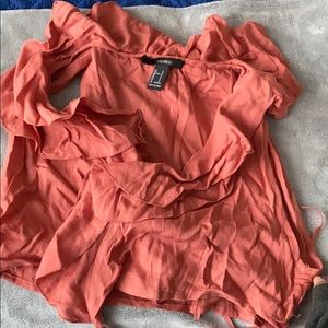 Blush Cropped blouse,